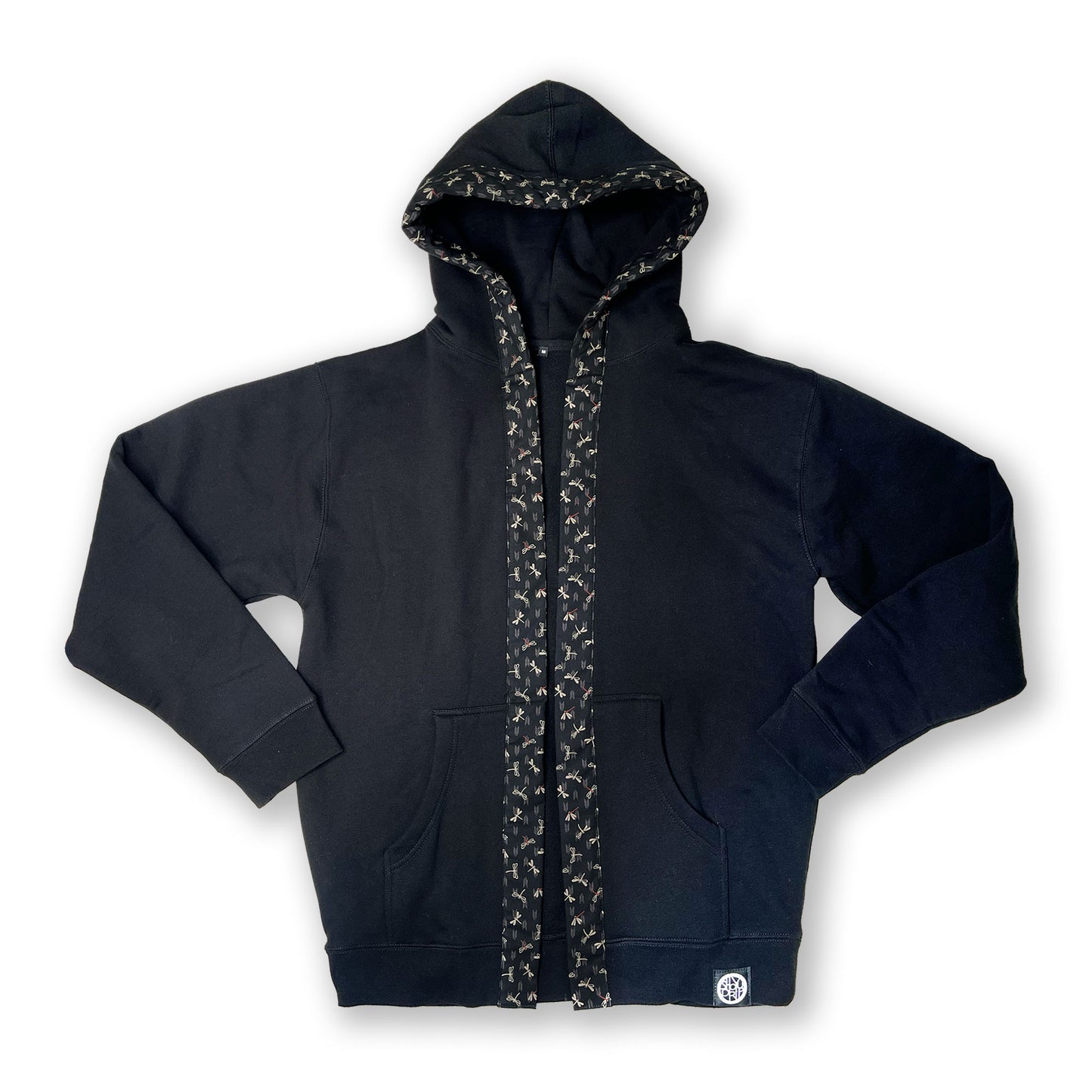 Dragonfly on Black Happi Hoodie