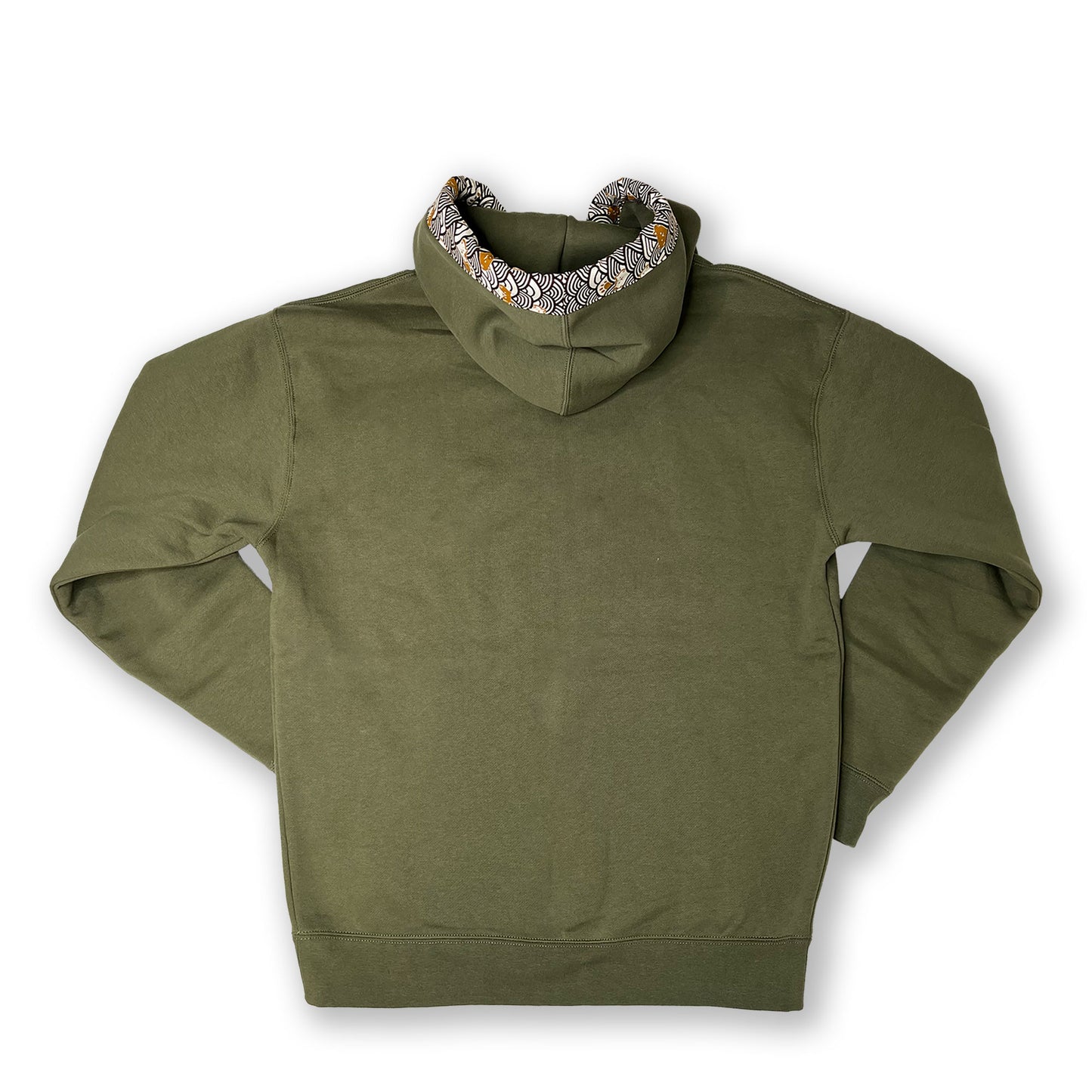 Khaki Green Cat Happi Hoodie