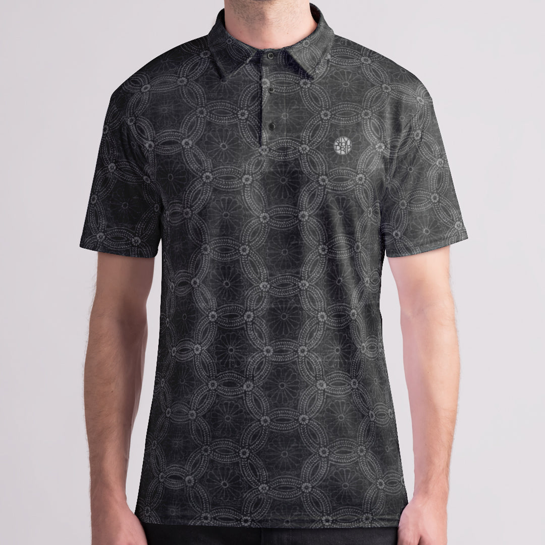 Bushido Black Mens Polo Shirt