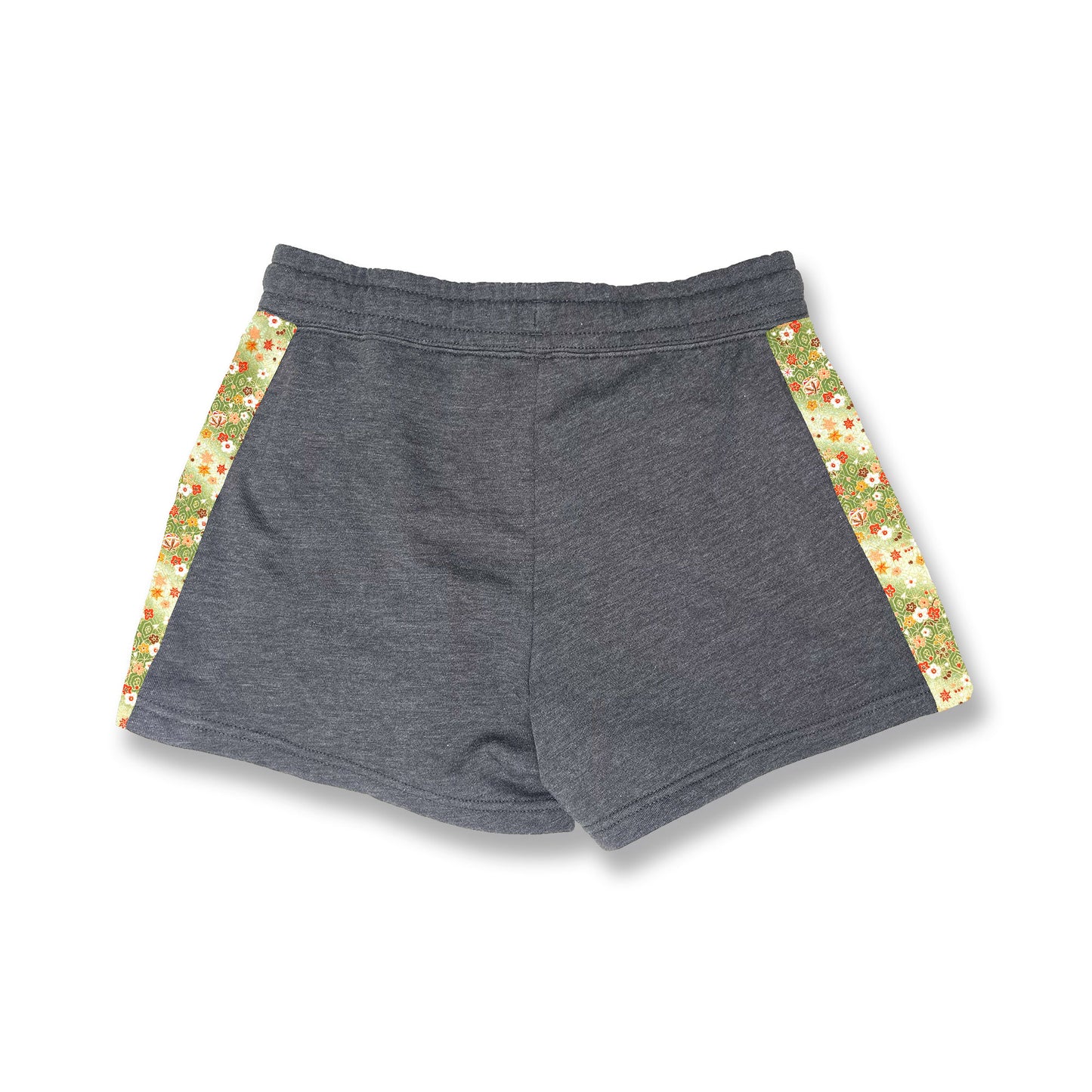 Happi Green Temari & Grey Womens Sweatshorts