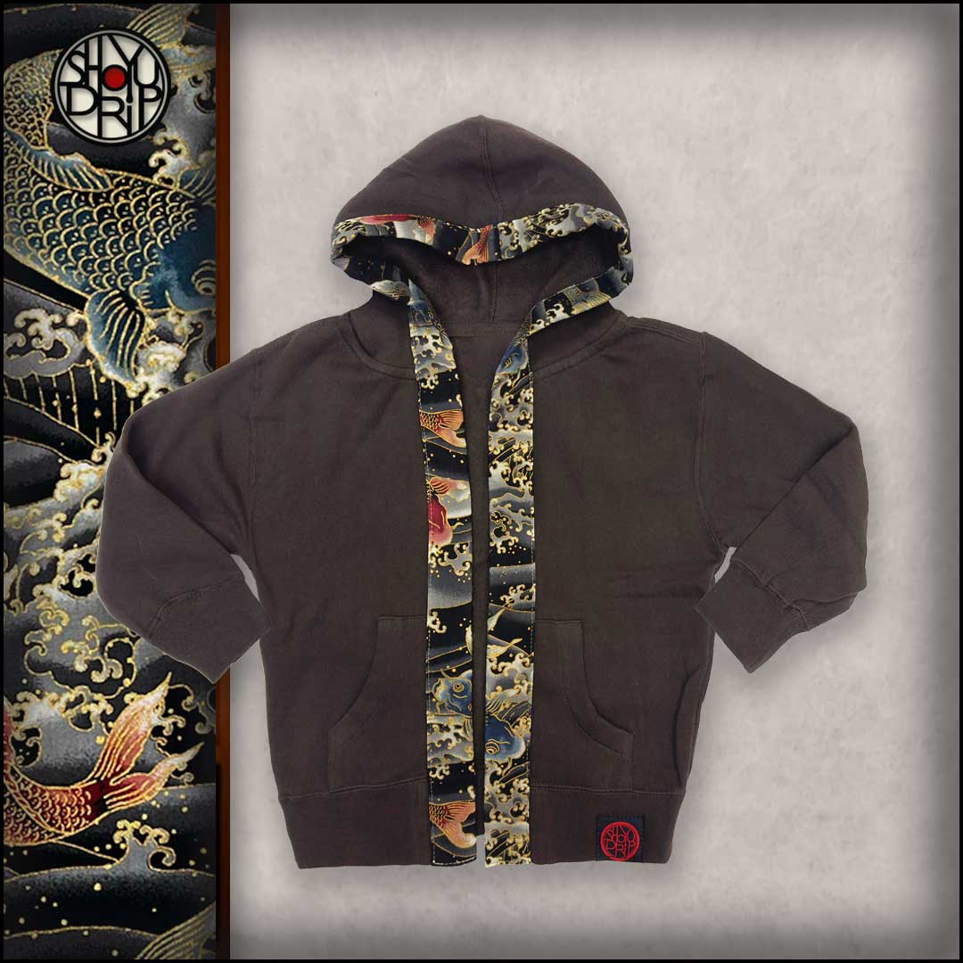 Lil Koi Wave Happi Hoodie (instock)