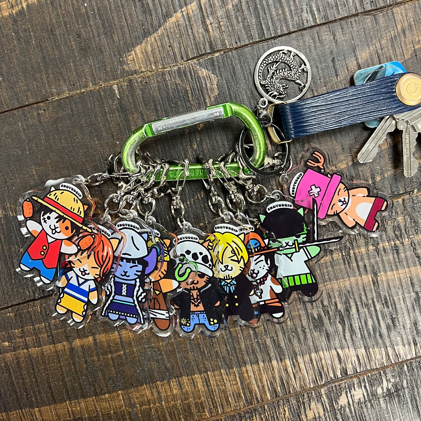 Zoro Cat Keychain