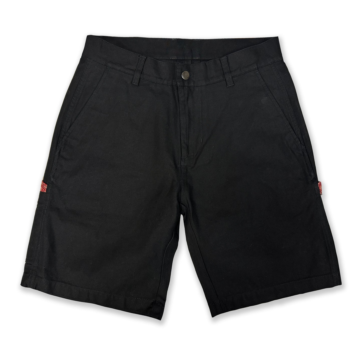 Red Asanoha Star Shigoto Shorts