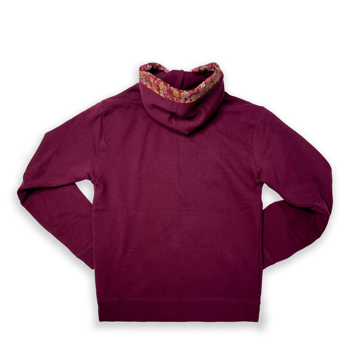 Raspberry Autumn Floral Happi Hoodie