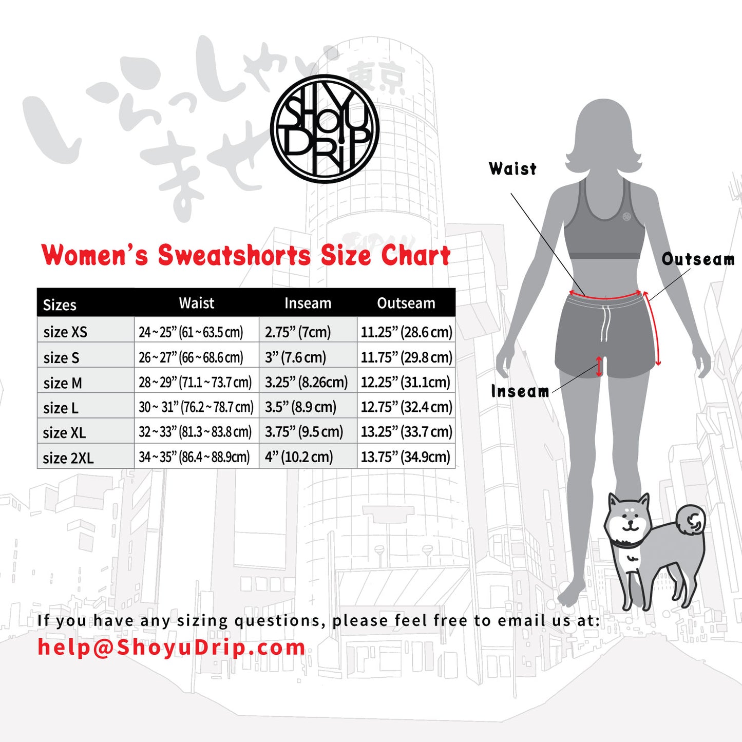 Happi Temari & Grey Womens Sweatshorts
