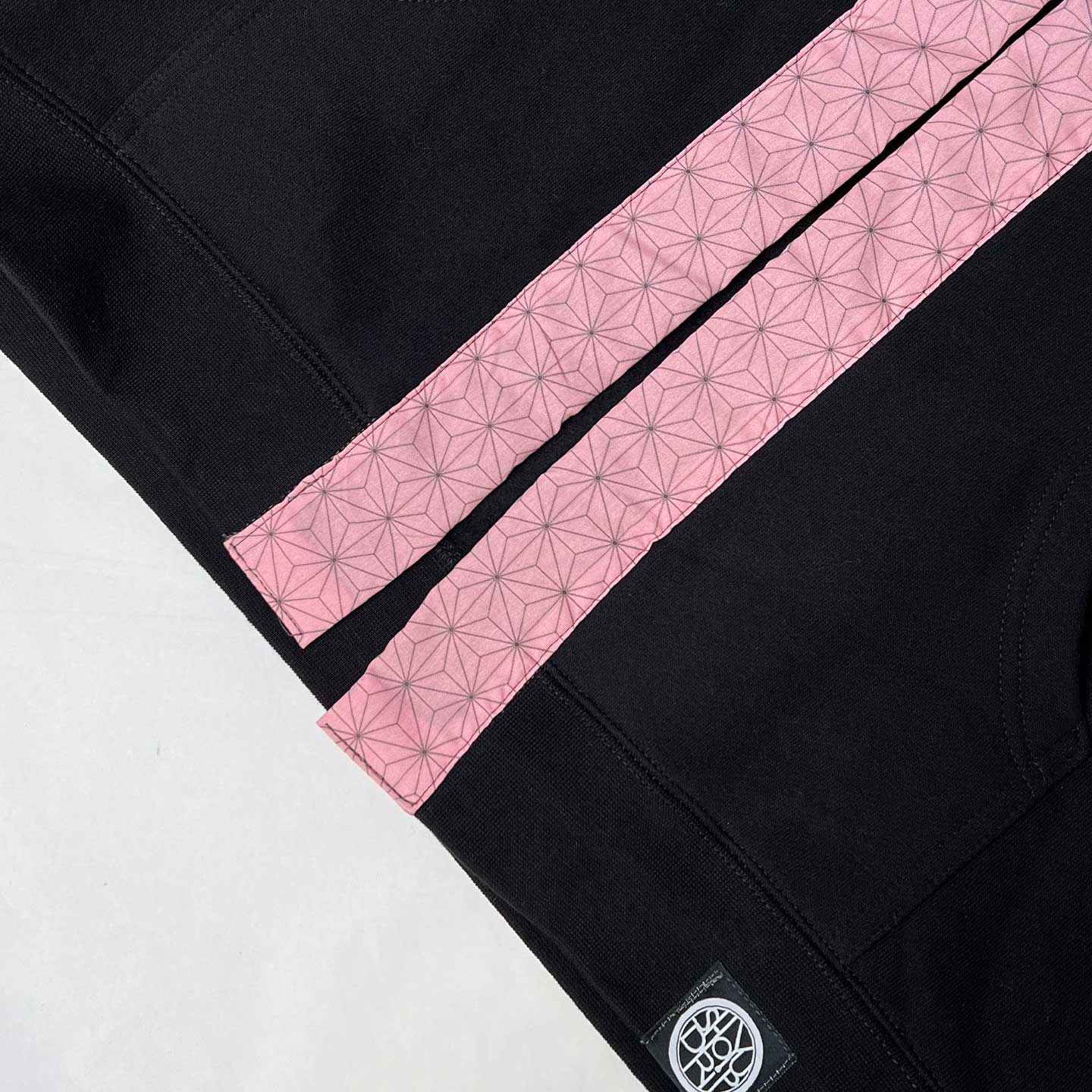 Pink Asanoha Star Happi Hoodie