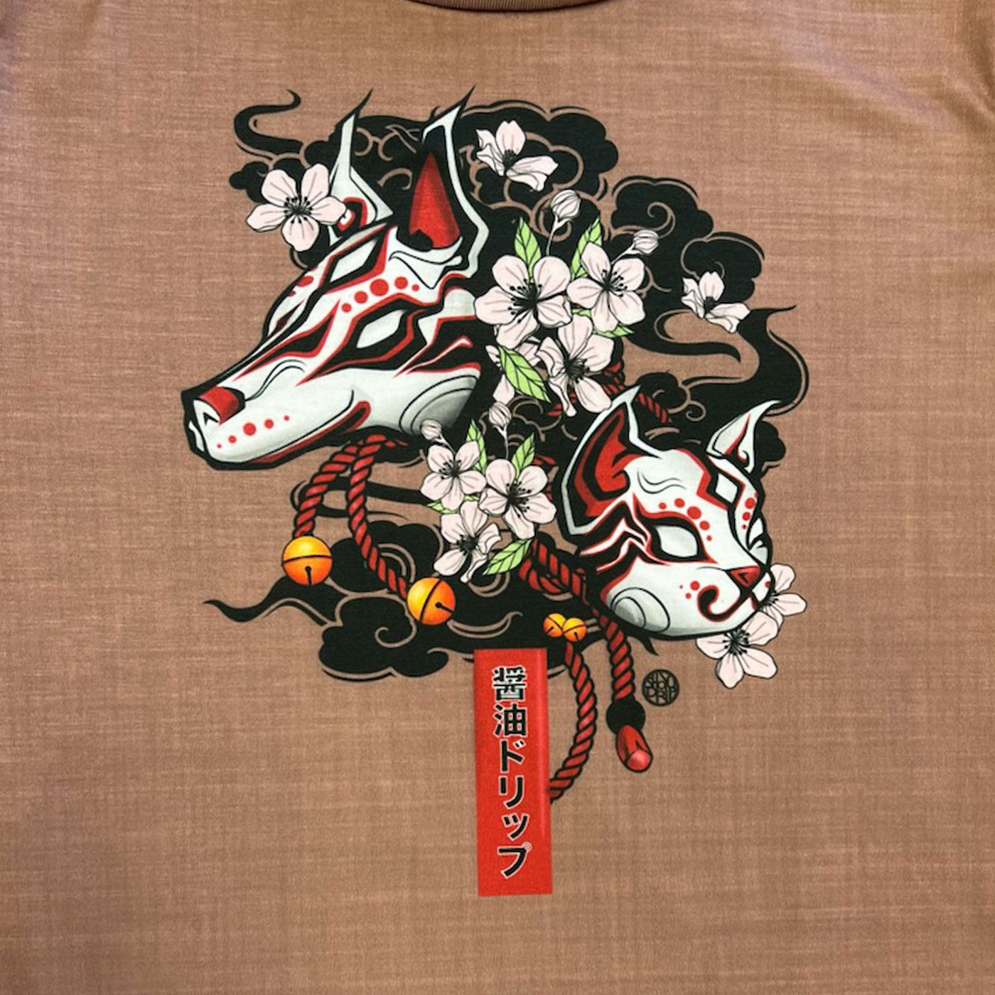 Cat and Dogs Masks Mens Crewneck T-shirt