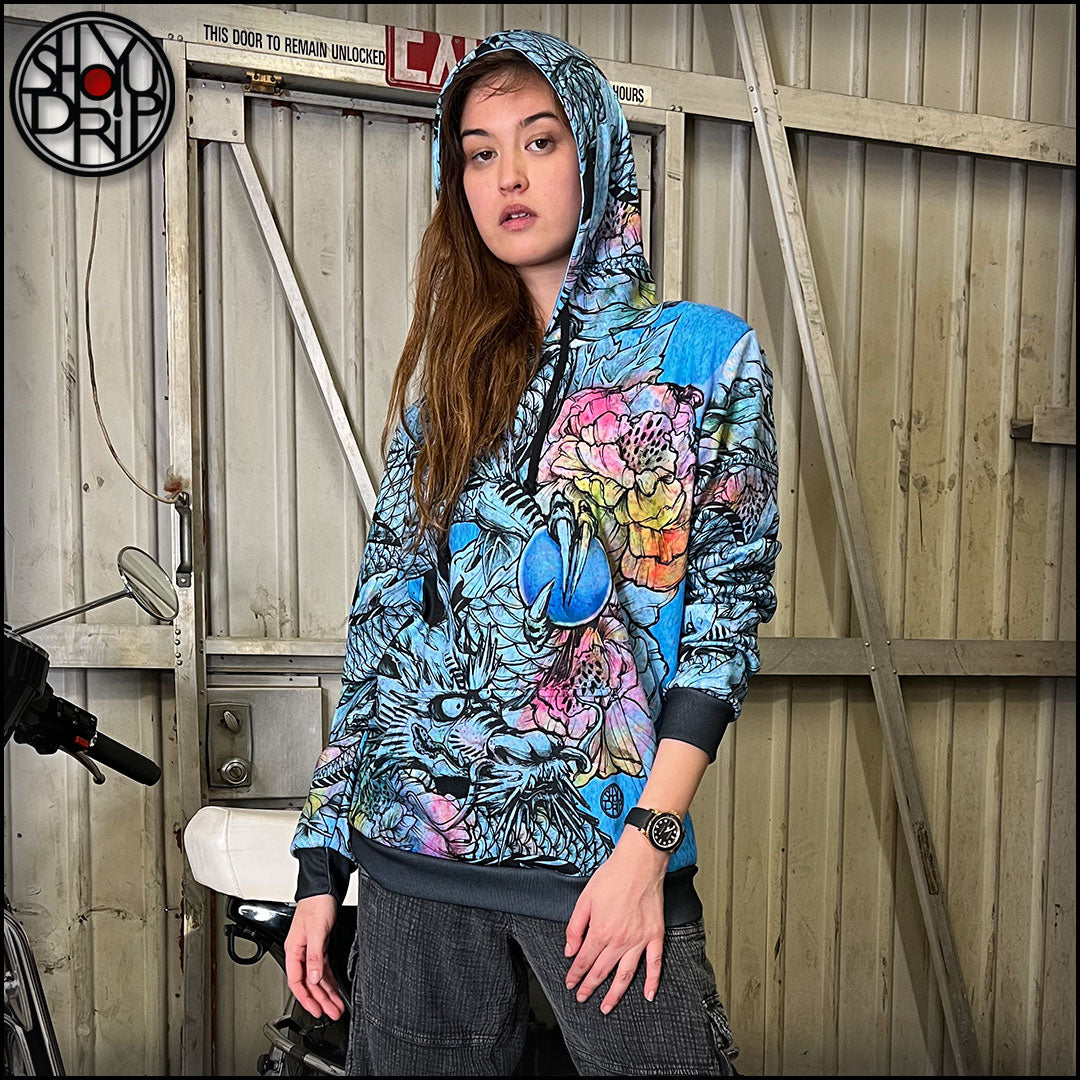 Blue Ryu Unisex Pullover Hoodie