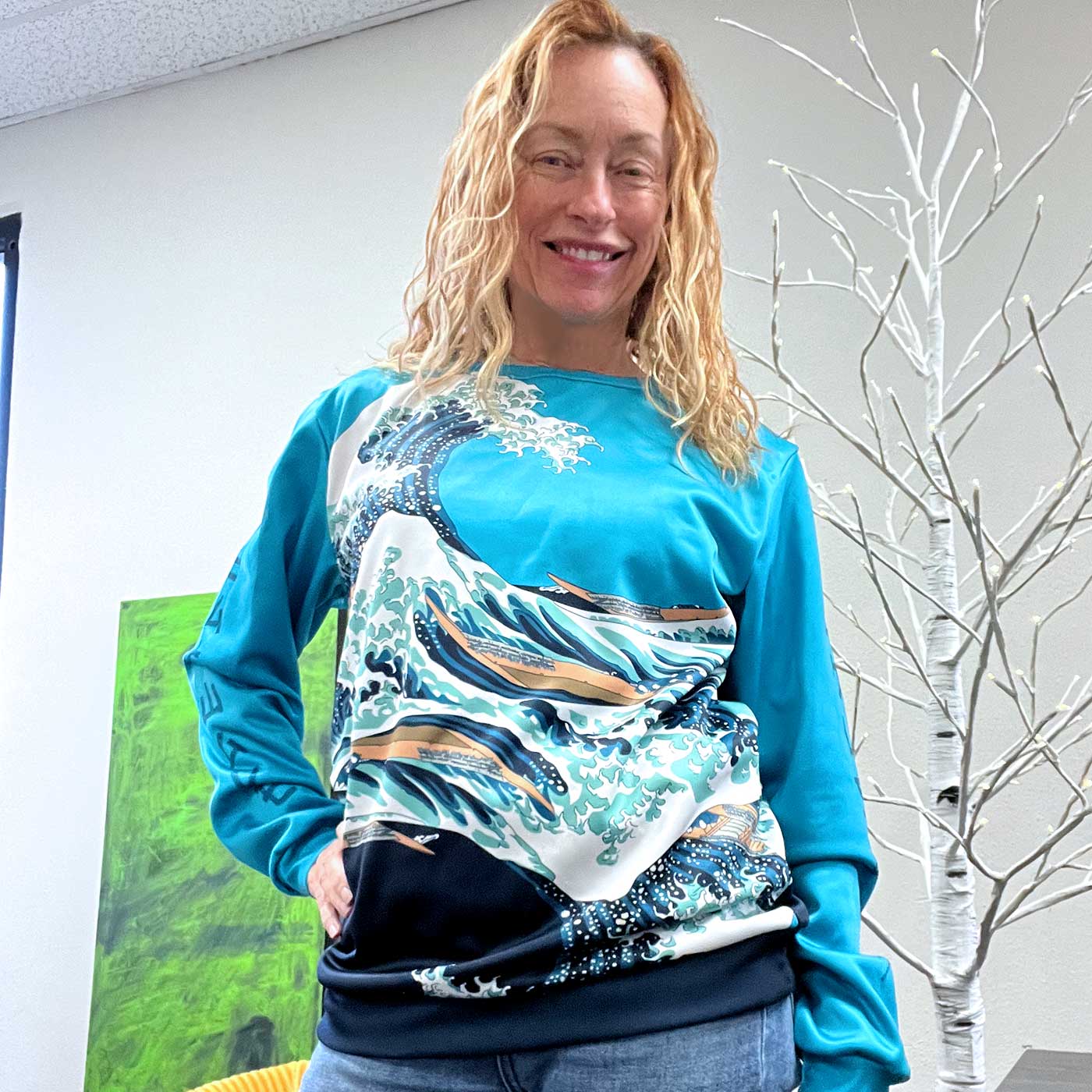 Great Wave Unisex Crew Sweatshirt