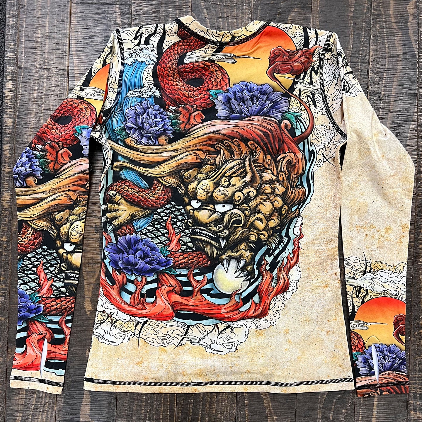 INKnBURN Womens Rogue Foo Dog Pullover (Vivid Colors)