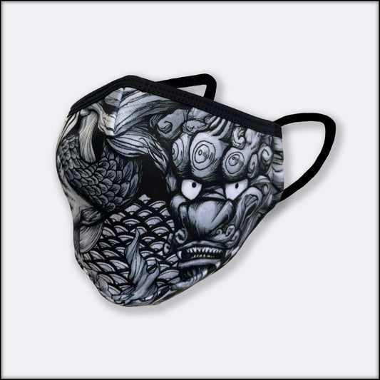 Foo Dog 3-Layer Face Mask