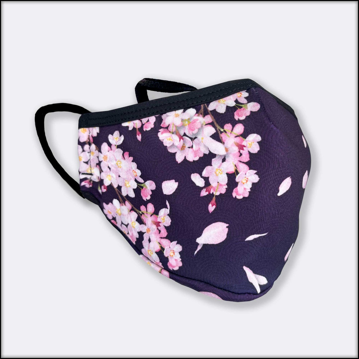 Purple Sakura 3-Layer Mask