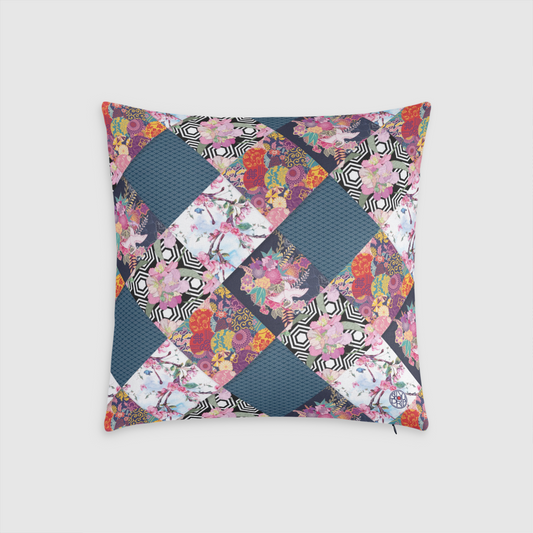 Origami Canvas Throw Pillow