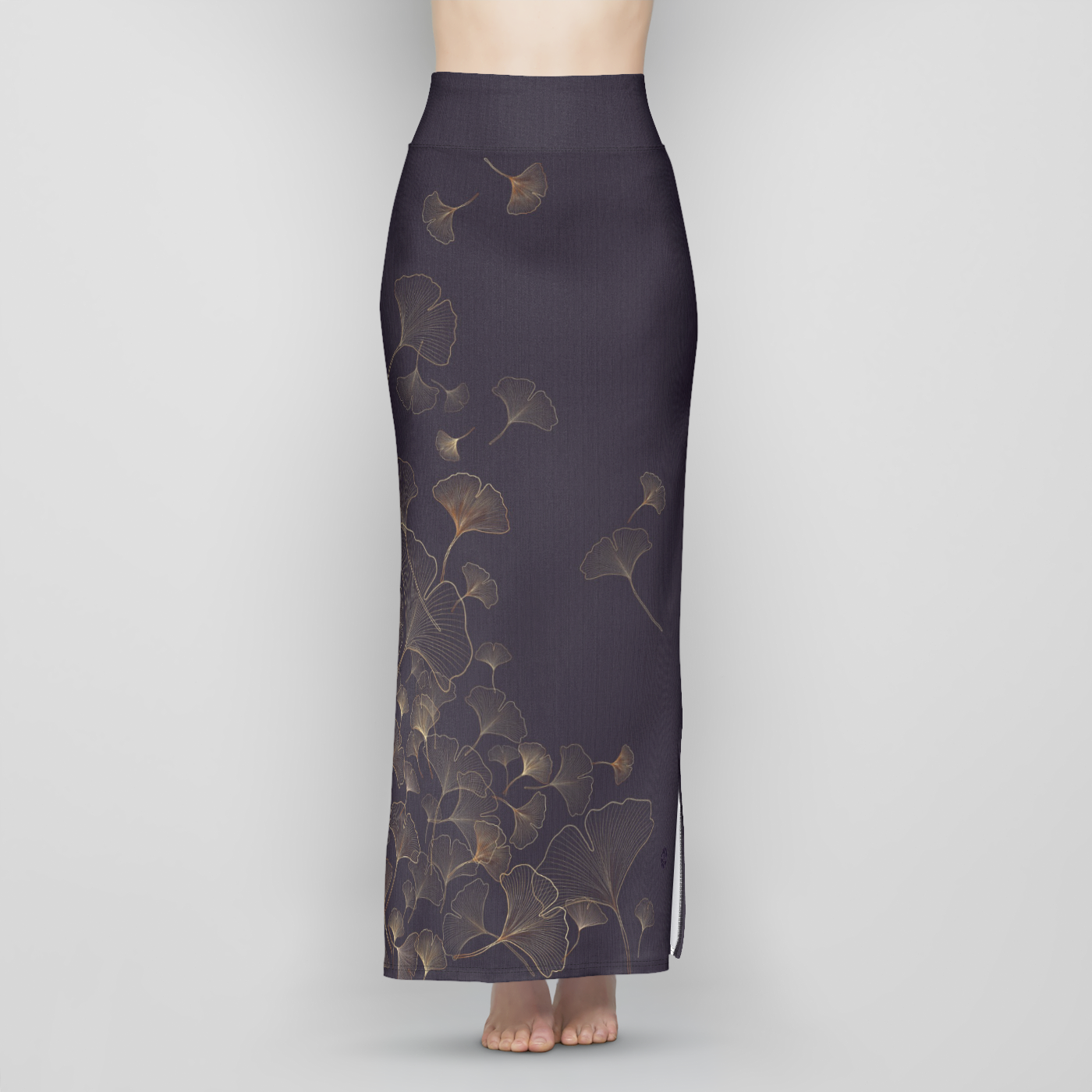 Ginkgo Purple Maxi Skirt