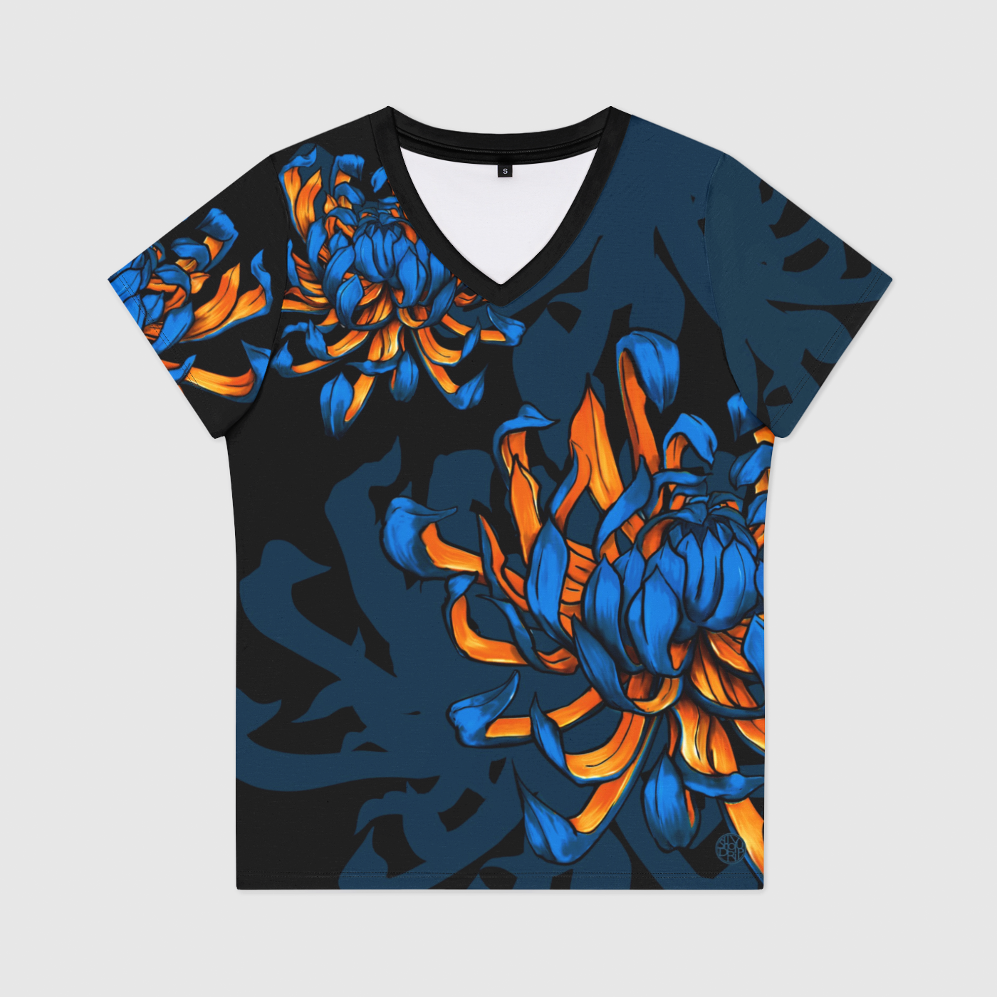 Bloom Womens V-Neck T-Shirt