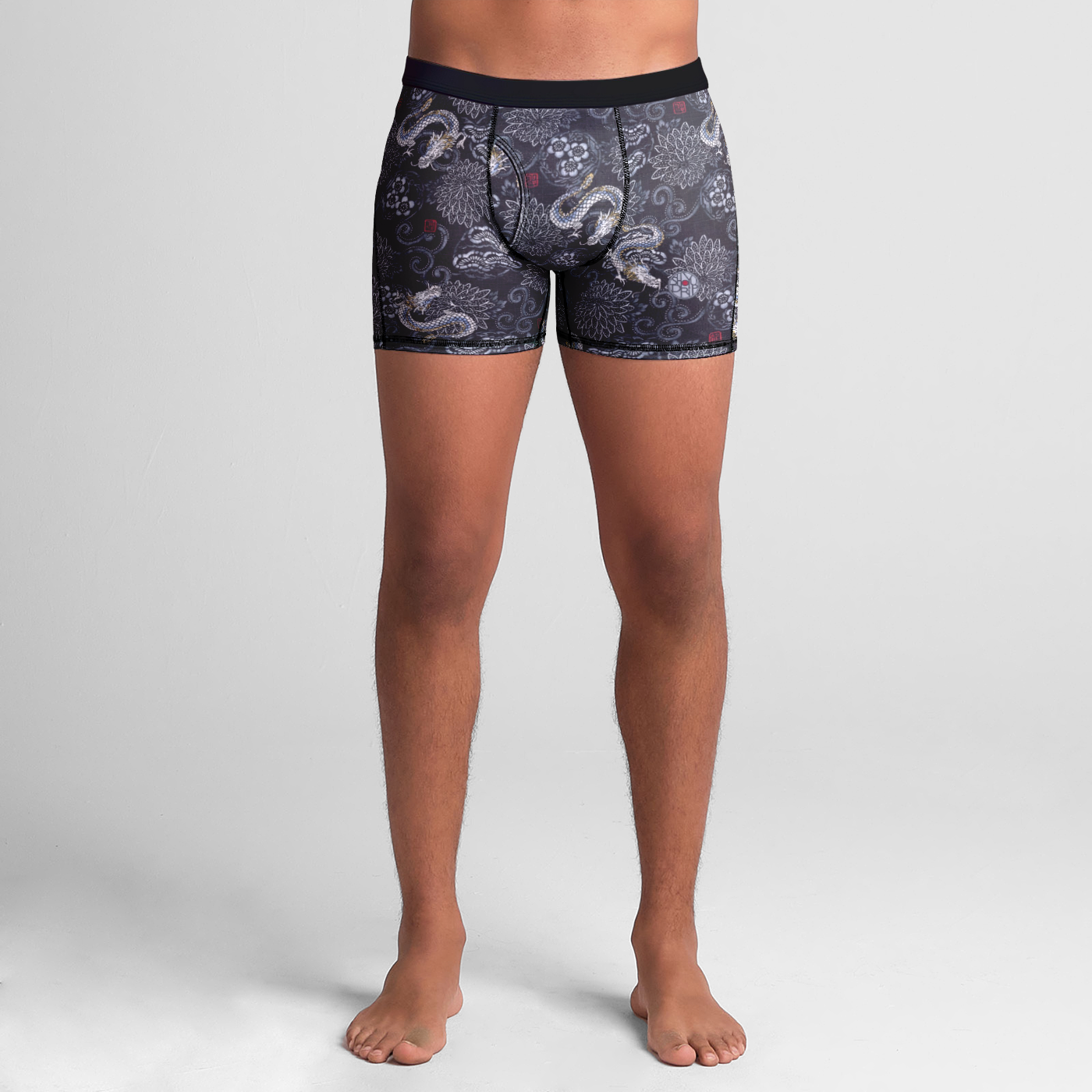 Indigo Dragon Boxer Briefs