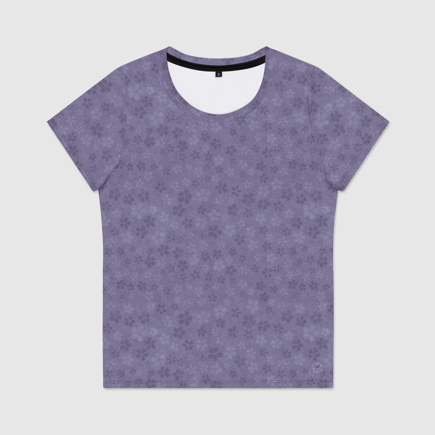 Violet Sakura Storm Scoop Neckk T-Shirt