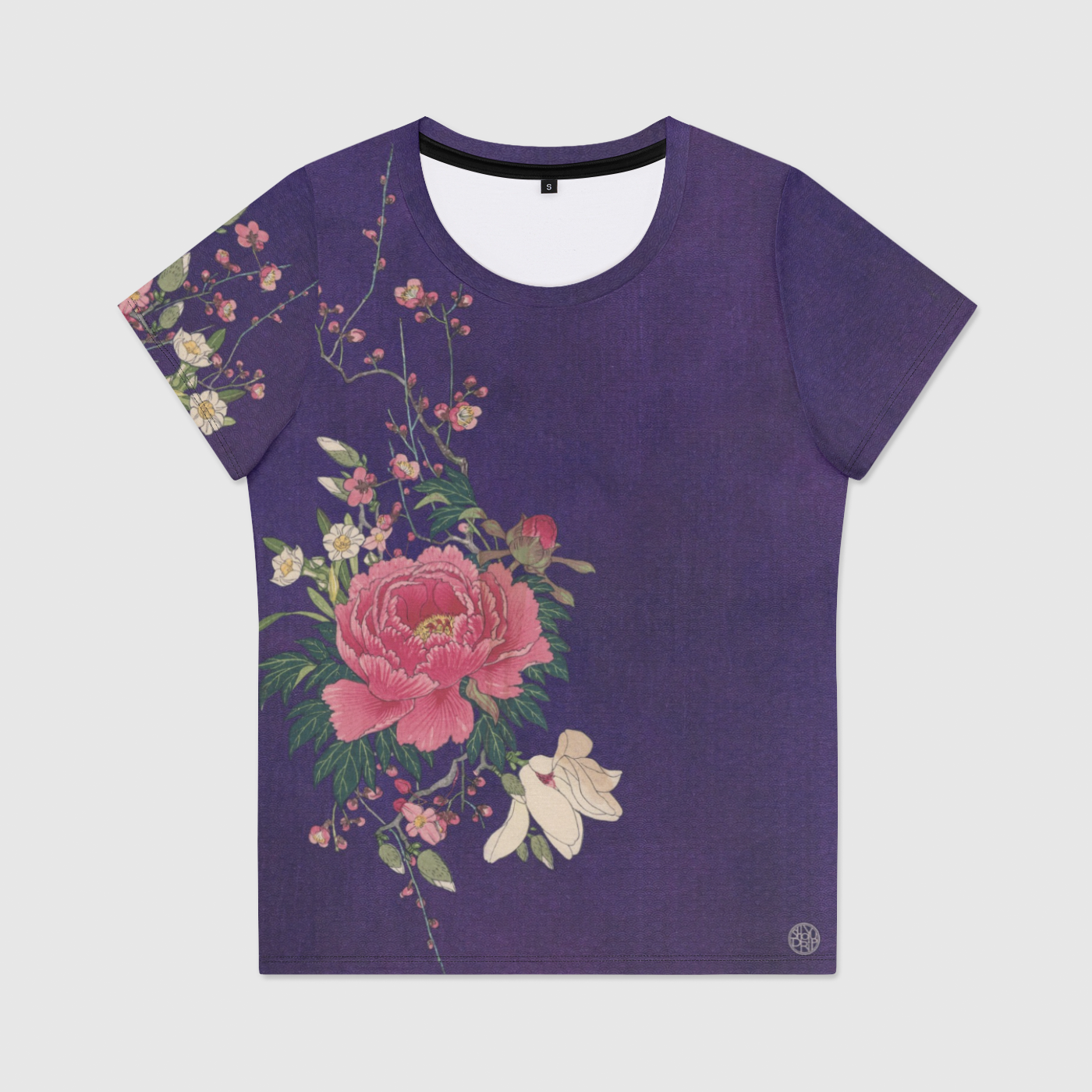 Botan Purple Womens Scoop Neck T-Shirt