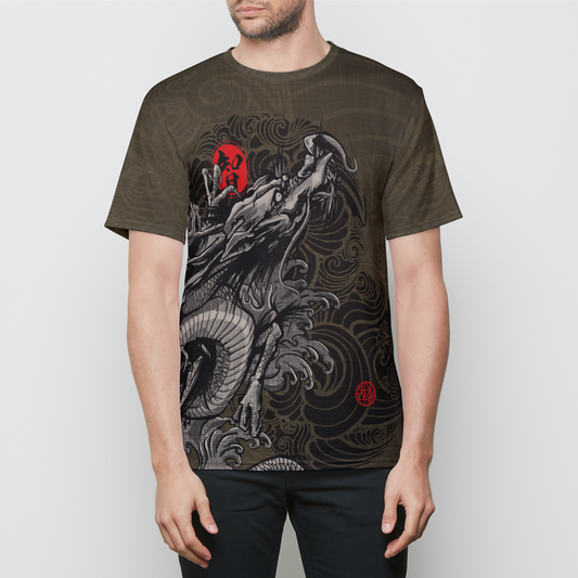 Dragon Protector Mens Crewneck T-shirt