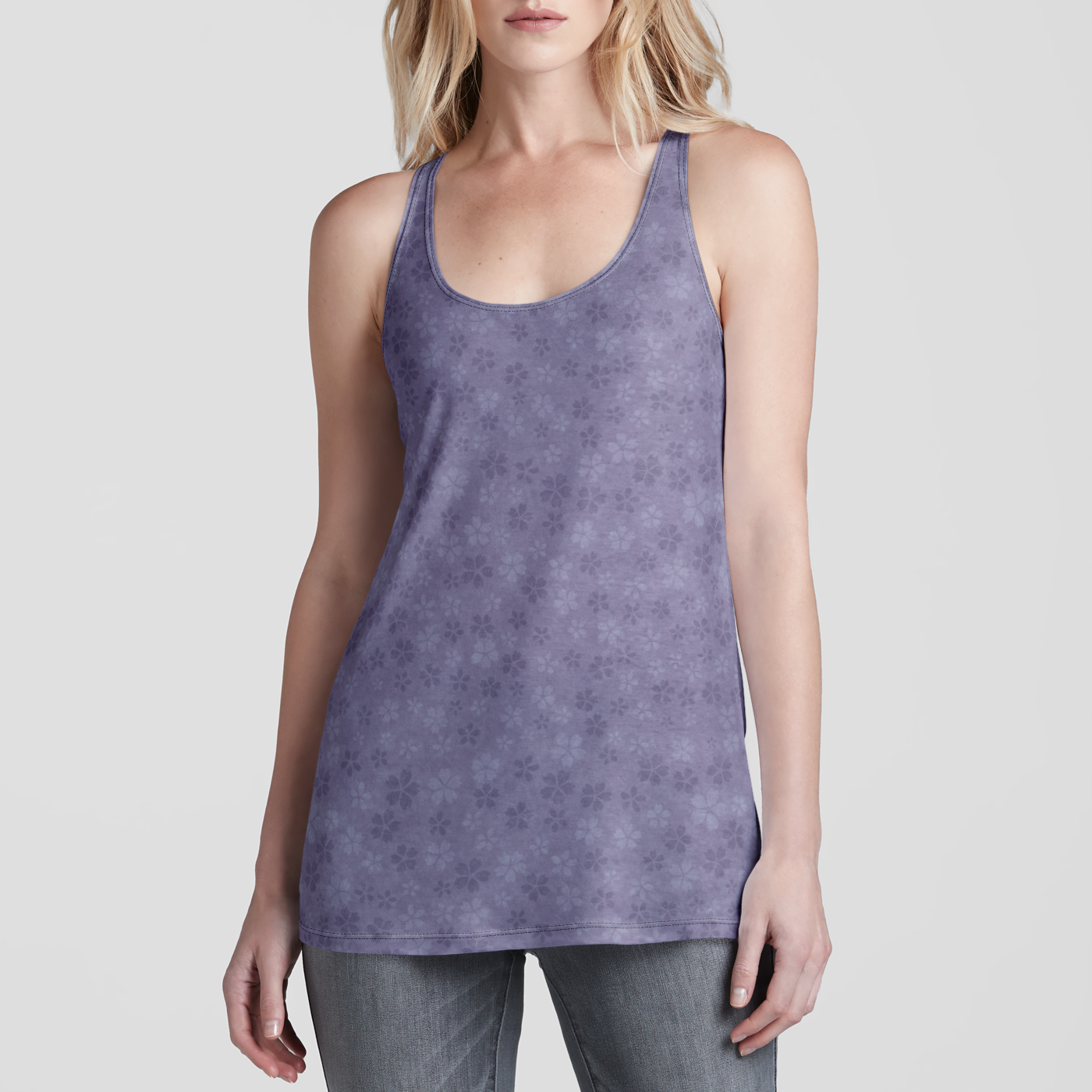 Violet Sakura Storm Racerback Tank Top