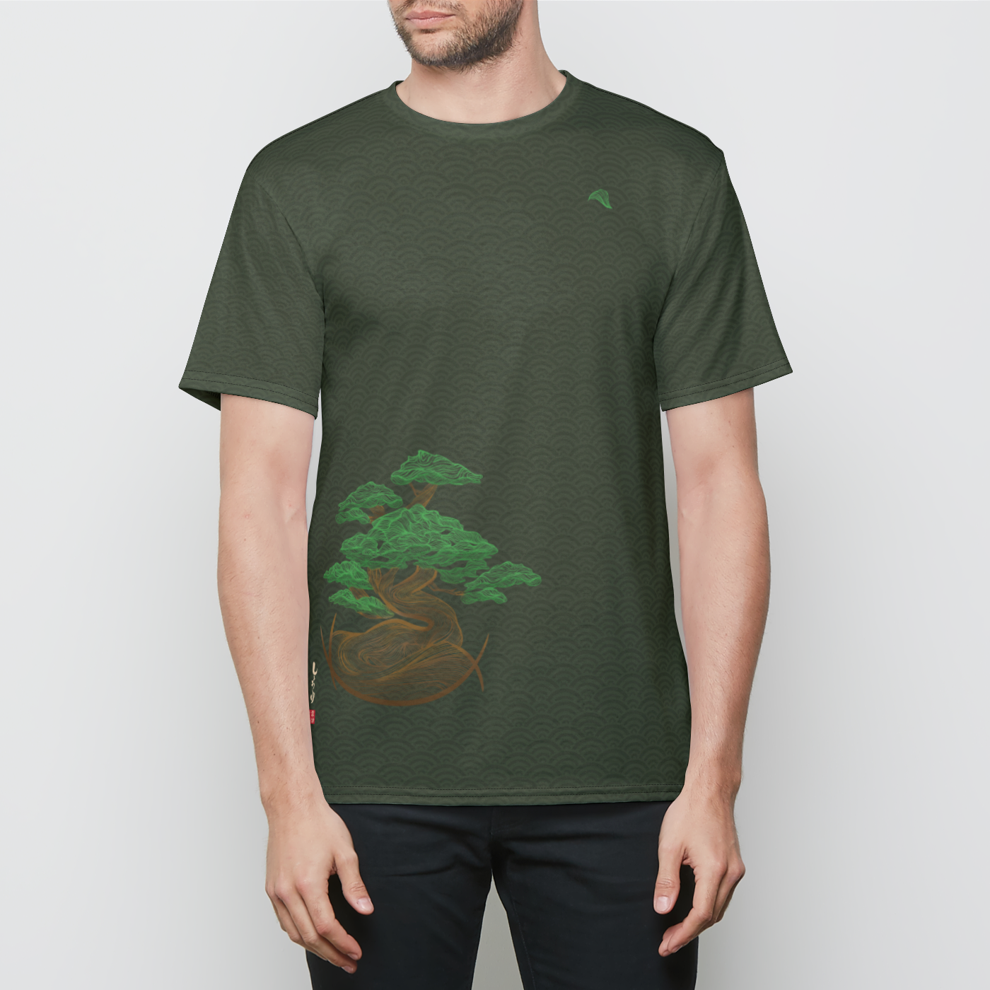 Bonsai Mens Crewneck T-Shirt
