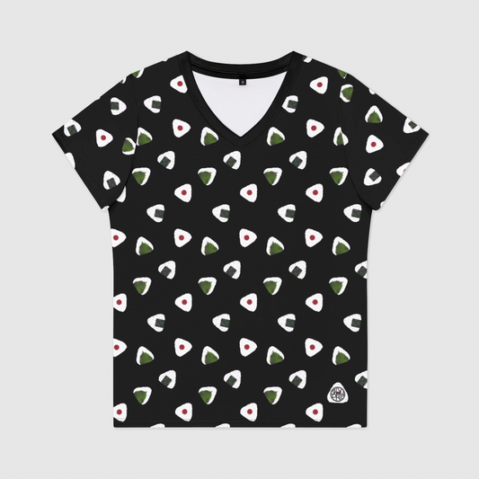 Onigiri Womens V-Neck T-Shirt