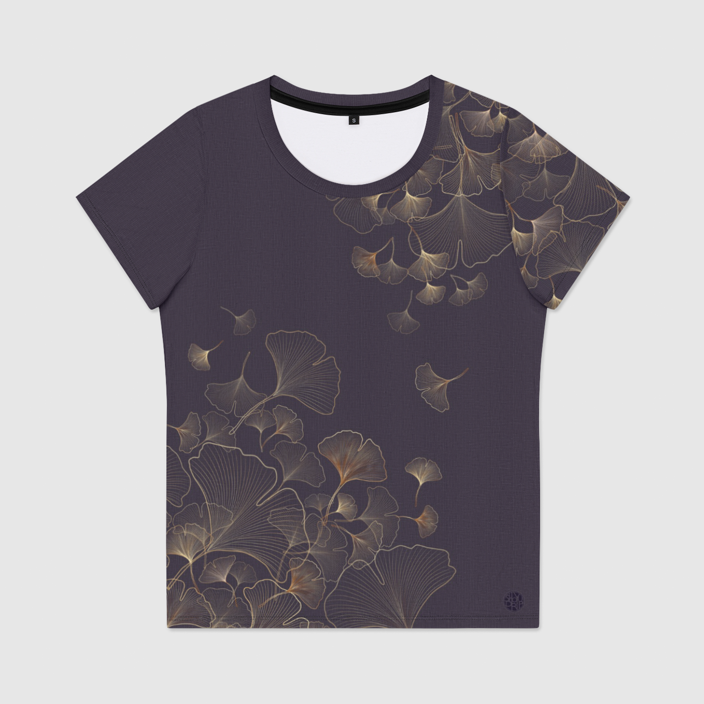 Ginkgo Womens Scoop Neck Tee