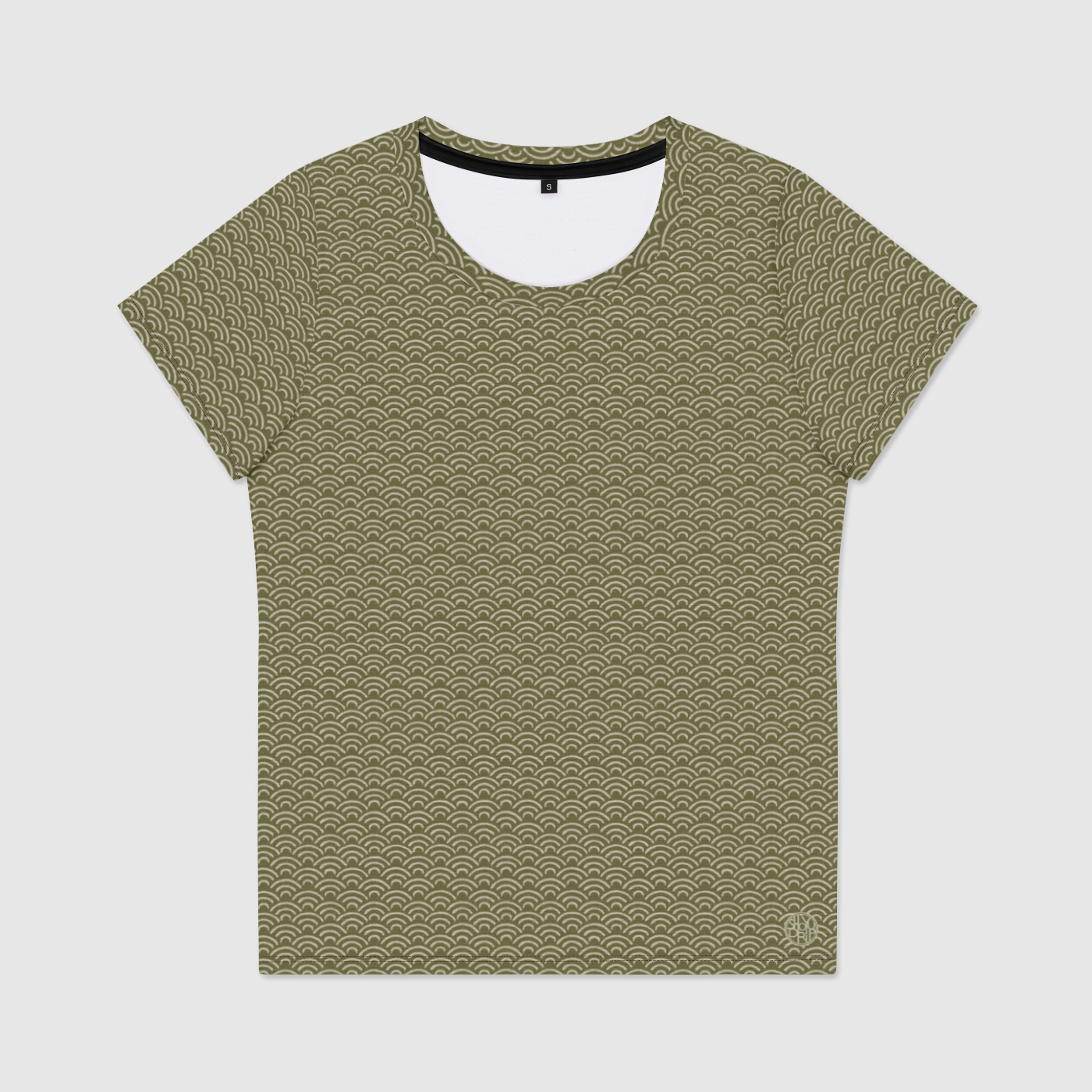 Matcha Wave Womens Scoop Neck T-Shirt