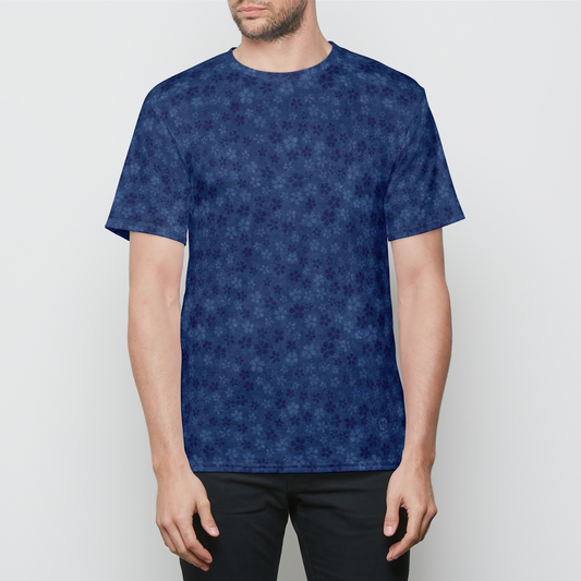 Indigo Sakura Mens Crewneck T-Shirt