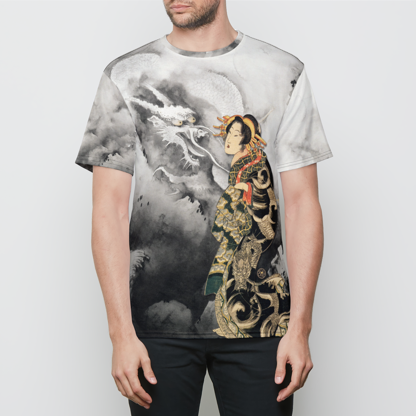 Mystic Dragon Mens Crewneck T-shirt