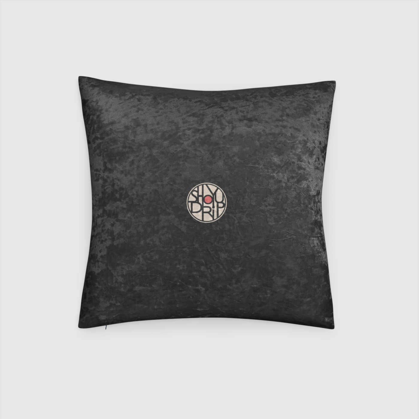 Ramen Monster Crushed Velvet Throw Pillow