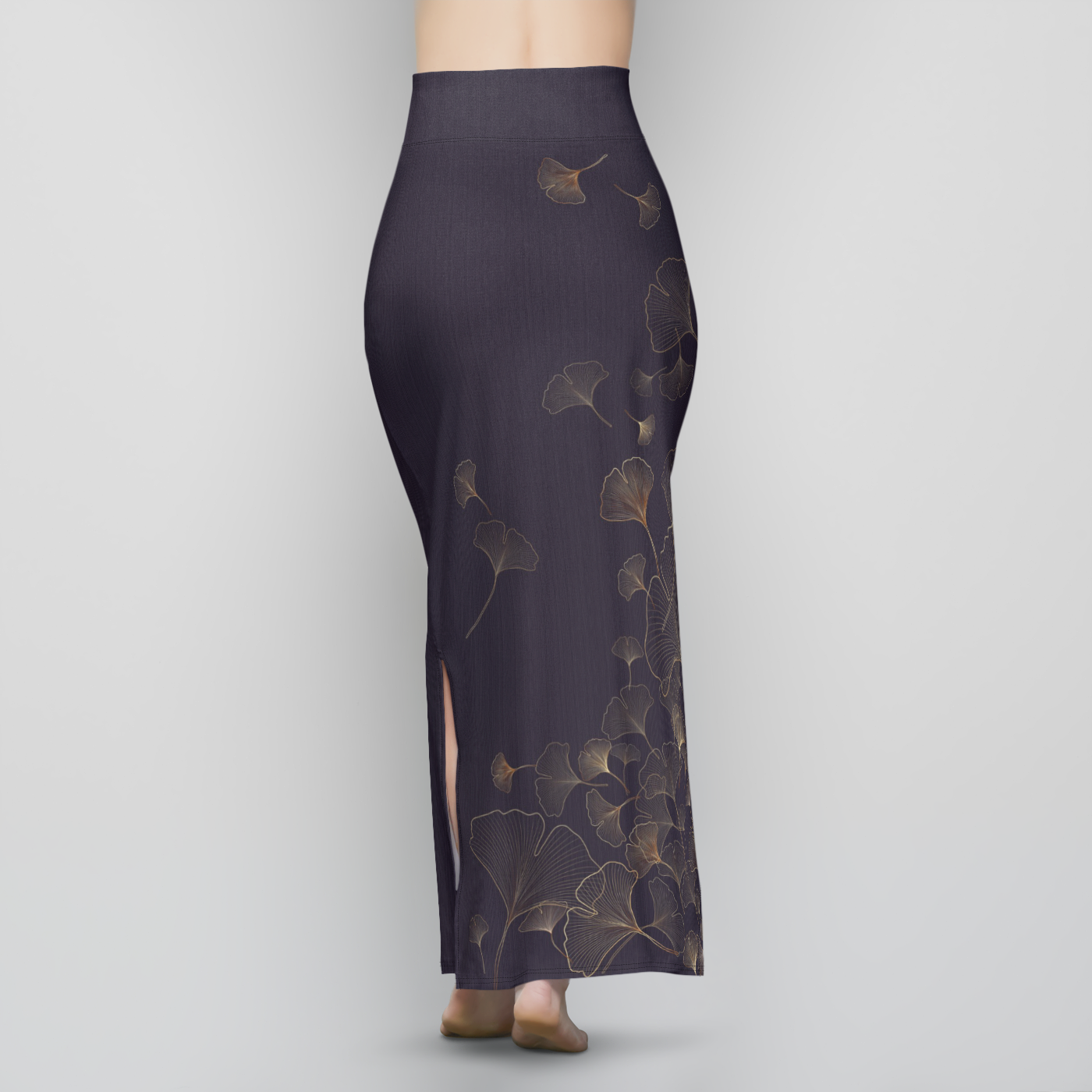 Ginkgo Purple Maxi Skirt