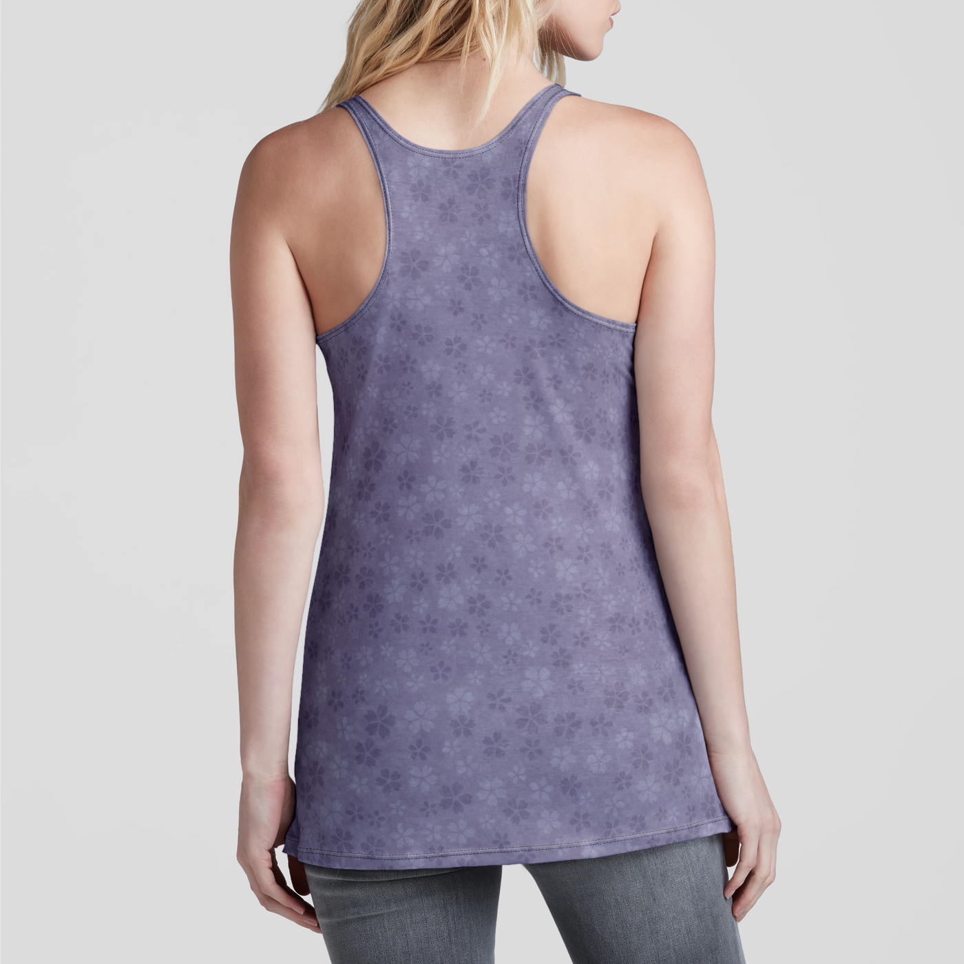 Violet Sakura Storm Racerback Tank Top