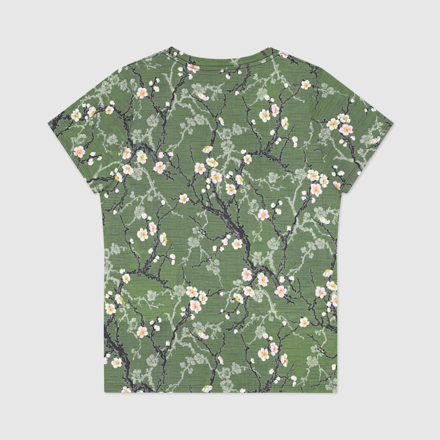 Painted Sakura V-Neck T-Shirt