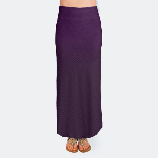 Purple Kanoko Ankle Length Skirt