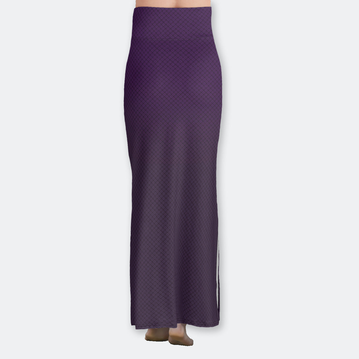 Purple Kanoko Ankle Length Skirt