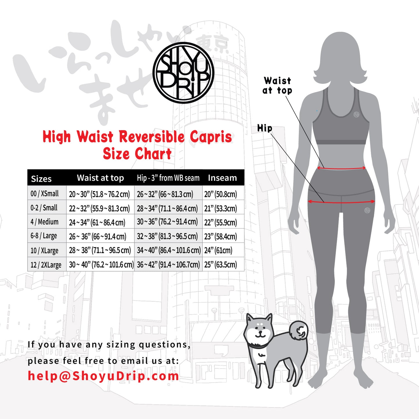 Hana High Waist Reversible Capris