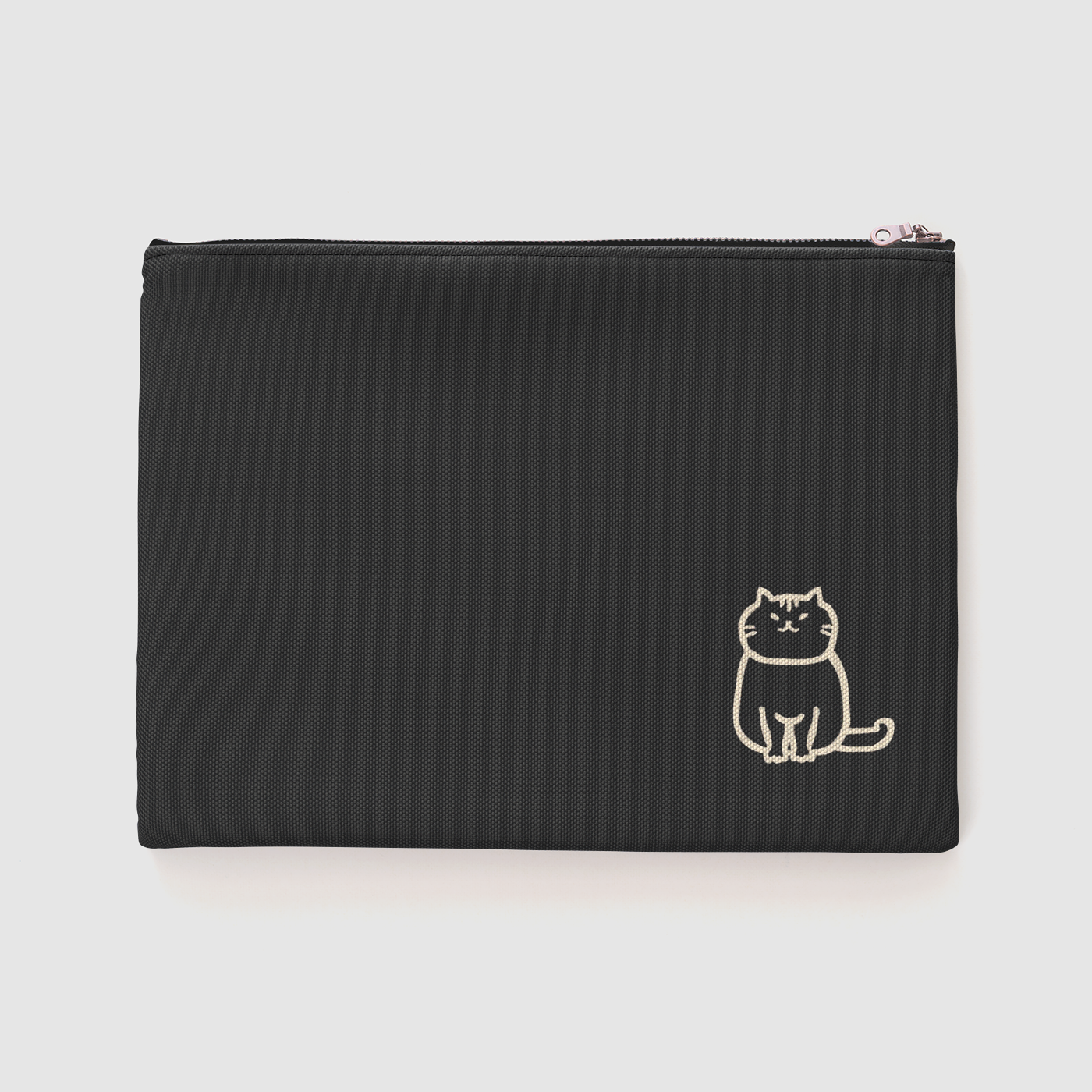 Cat Wave Zipper Pouch