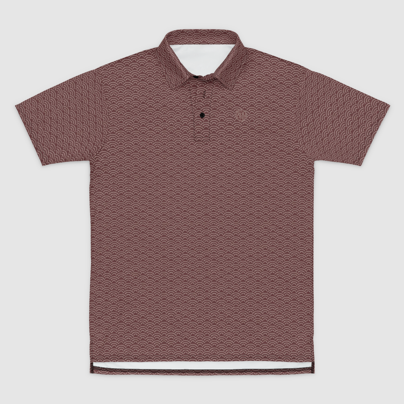 Brick Wave Mens Polo Shirt