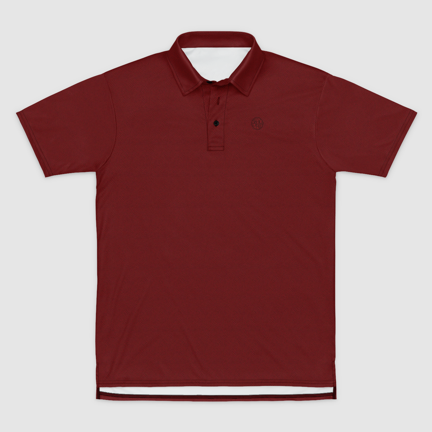 Red Samekomon Mens Polo Shirt