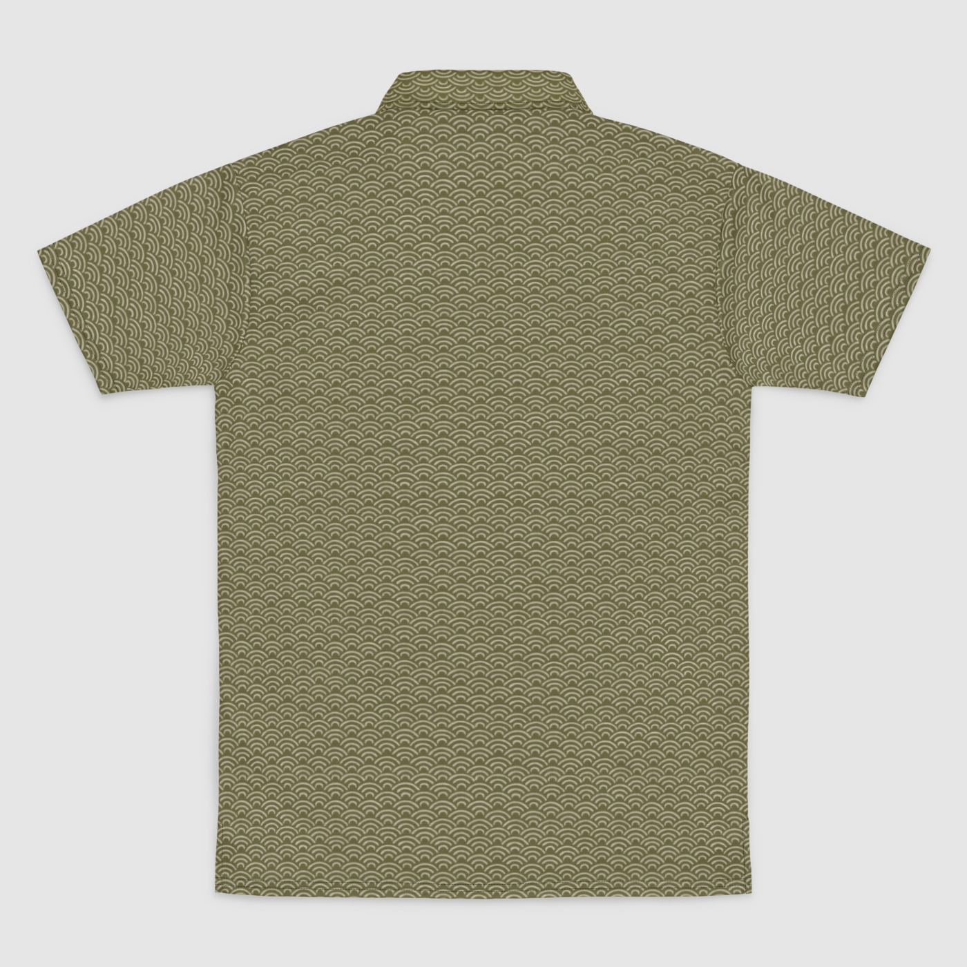 Matcha Wave Mens Polo Shirt