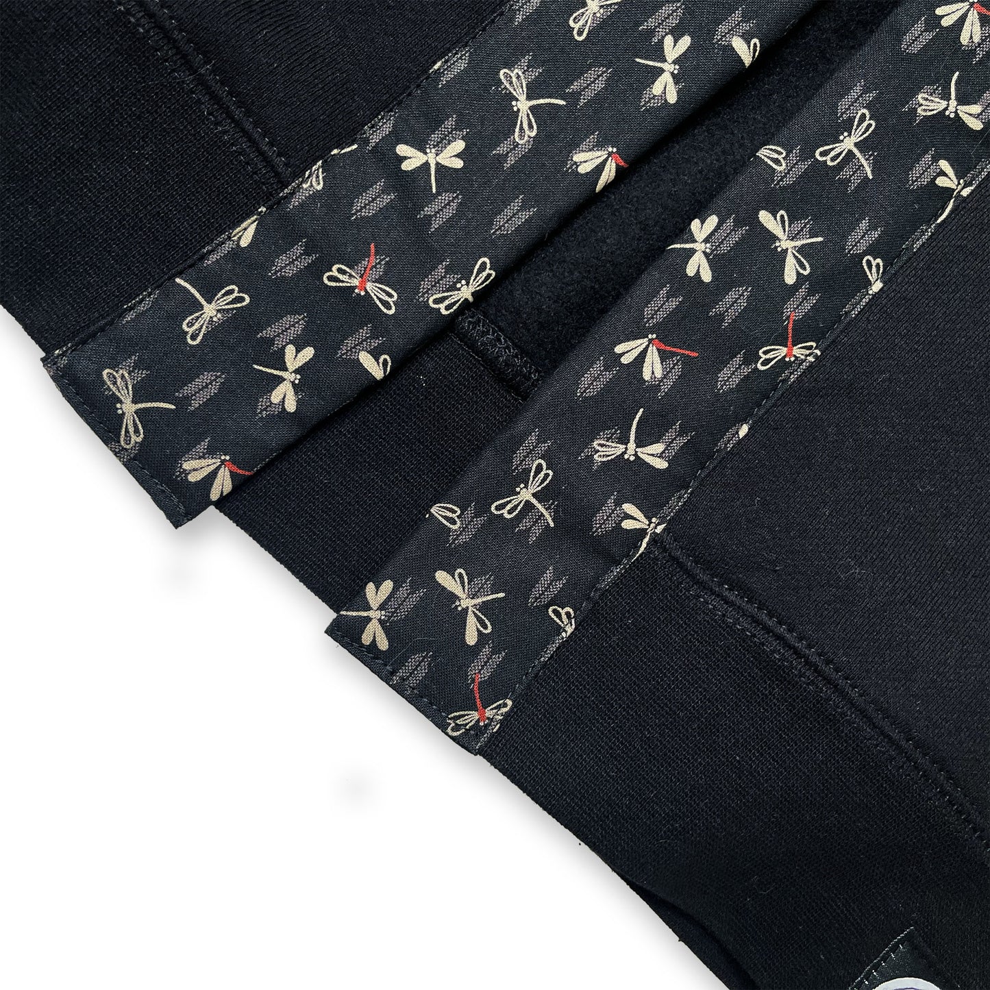 Dragonflies on Black Happi Hoodie