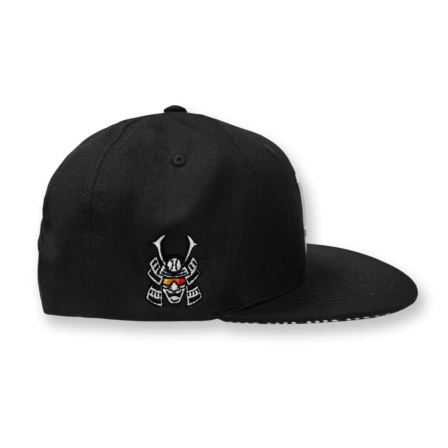 Black LA JA Flatbill Snapback Hat