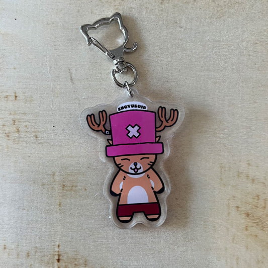 Chopper Cat Keychain