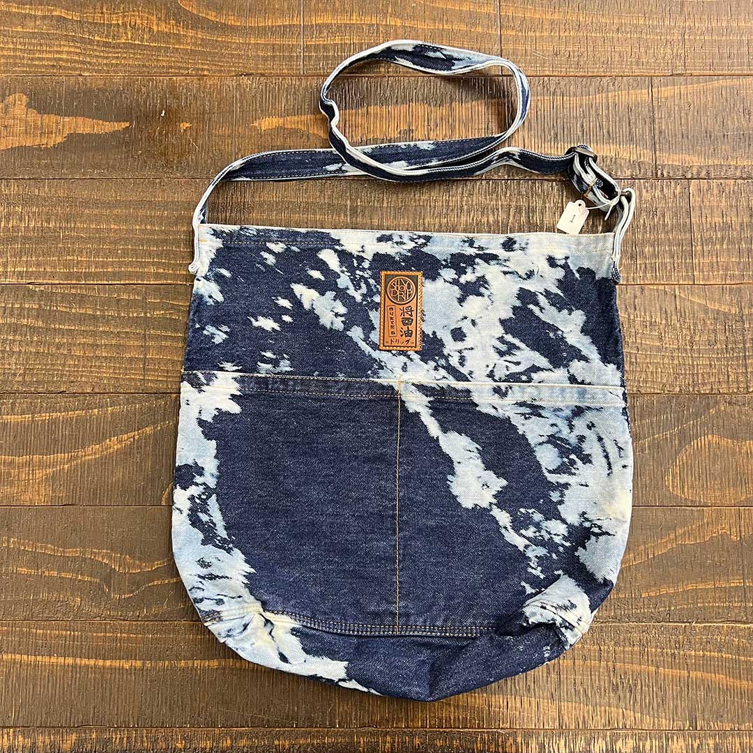 One of a Kind Denim Crossbody Bag #1