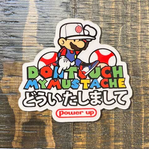 DonTouchmyMustache Sticker