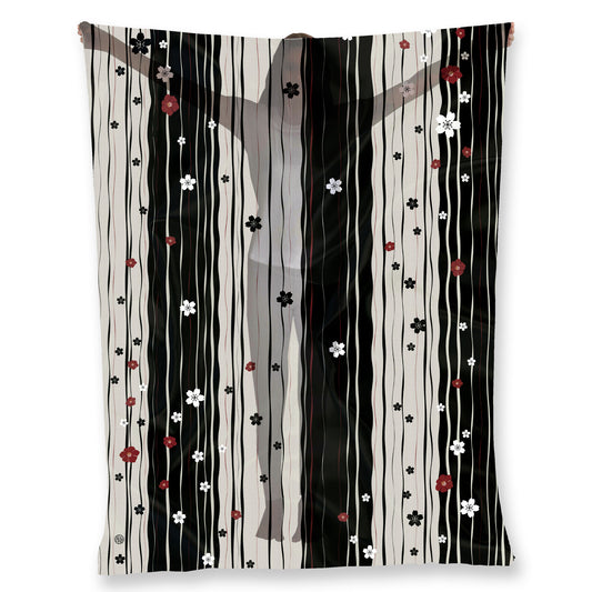 Sakura Stripes Scarf