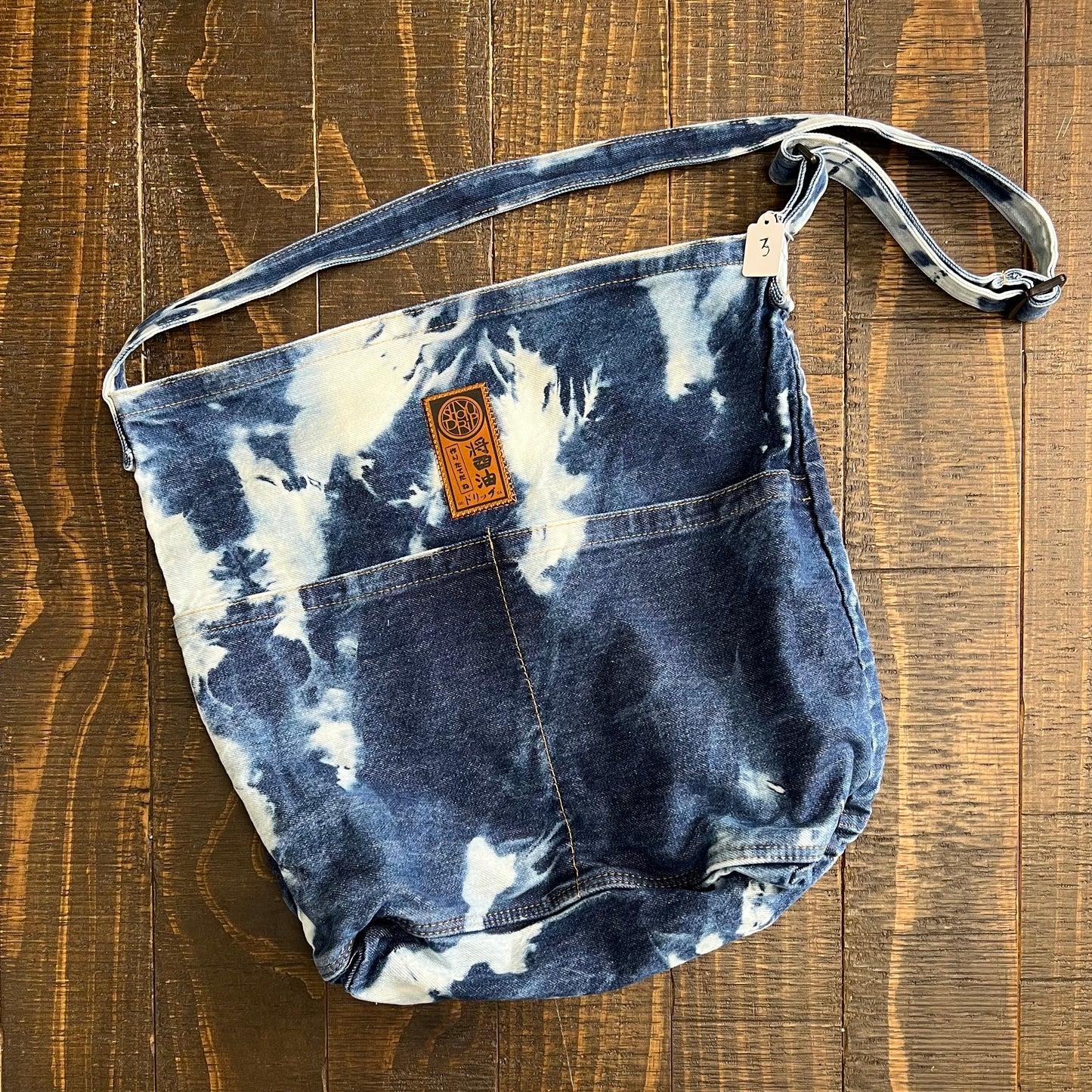 One of a Kind Denim Crossbody Bag #3