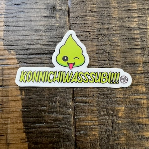 Konichiwasubi Sticker