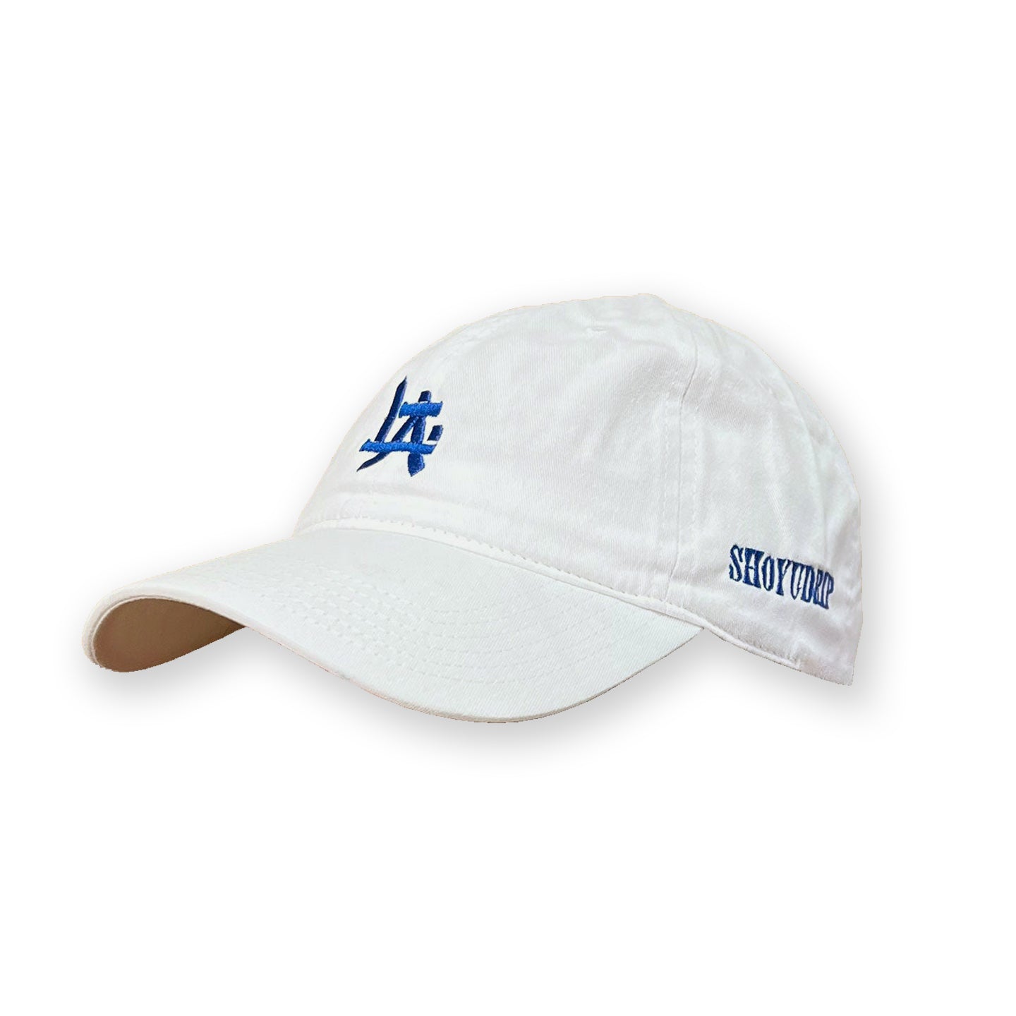 LA White Dad Hat